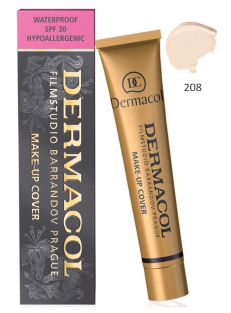 DERMACOL WATERPROOF COVER 208